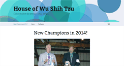 Desktop Screenshot of houseofwushihtzu.com